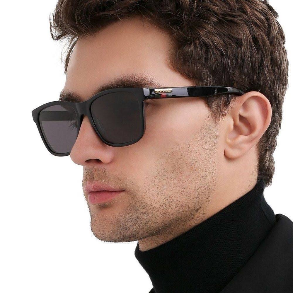 New - GUCCI Grey Rectangular Men's Sunglasses
GG0746S 001 57